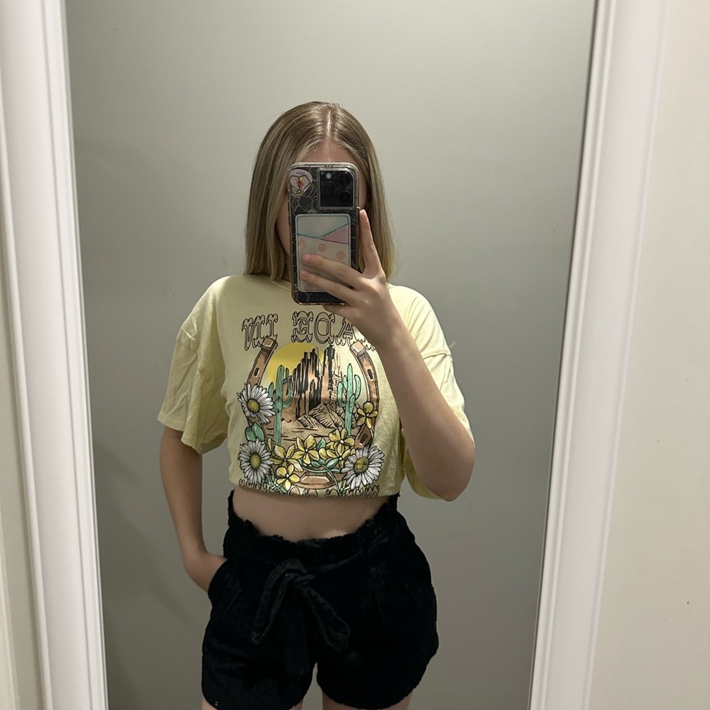 Francescas Blue Rain Black Shorts